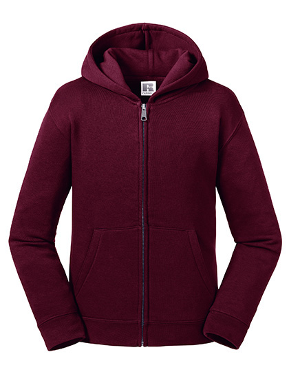 Kids Authentic Zipped Hood Jacket Burgundy 164 (13/14)
