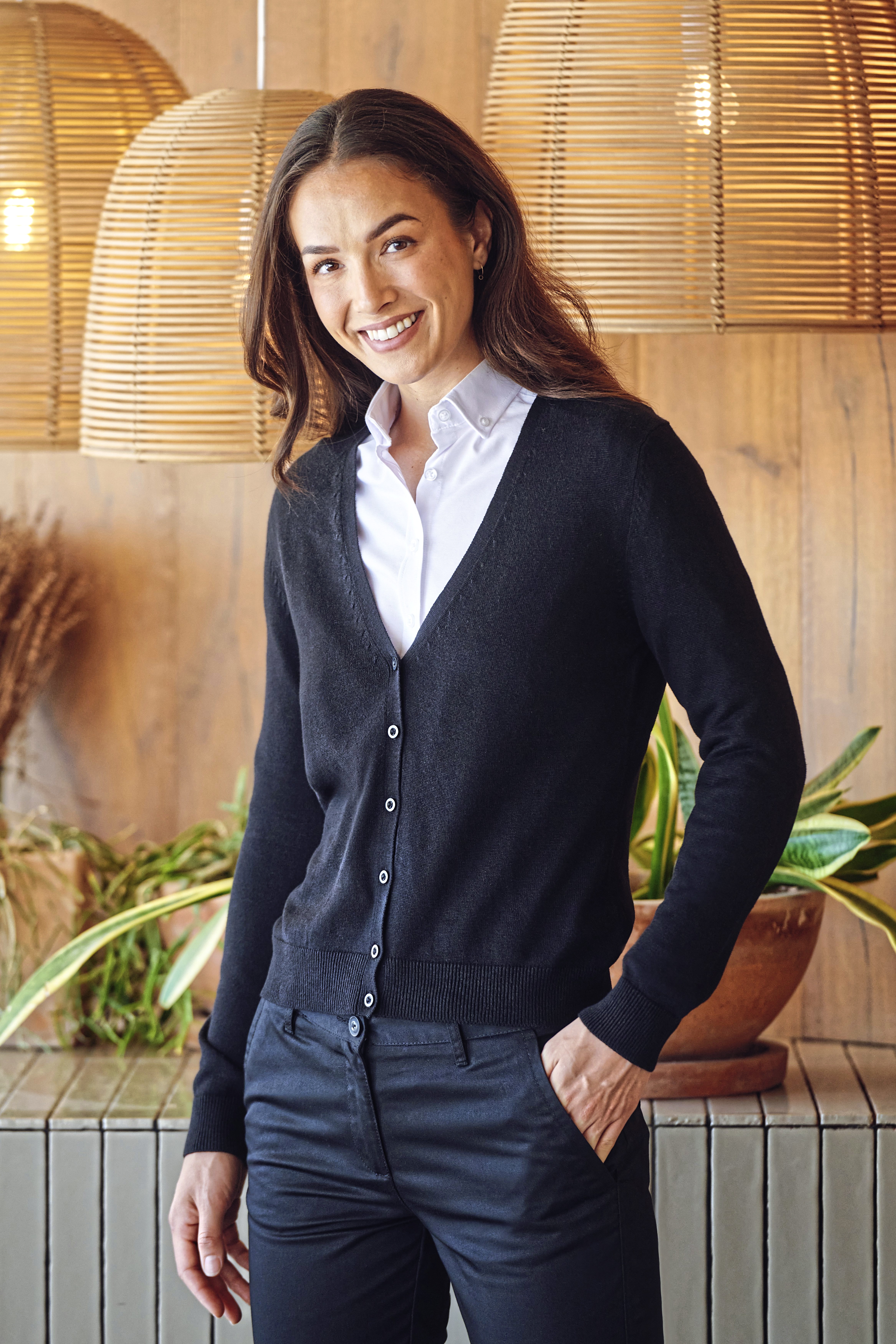Ladies´ Lightweight V-Neck Short Cardigan