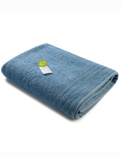 Bio-Strandtuch Jeans Blue 100 x 180 cm