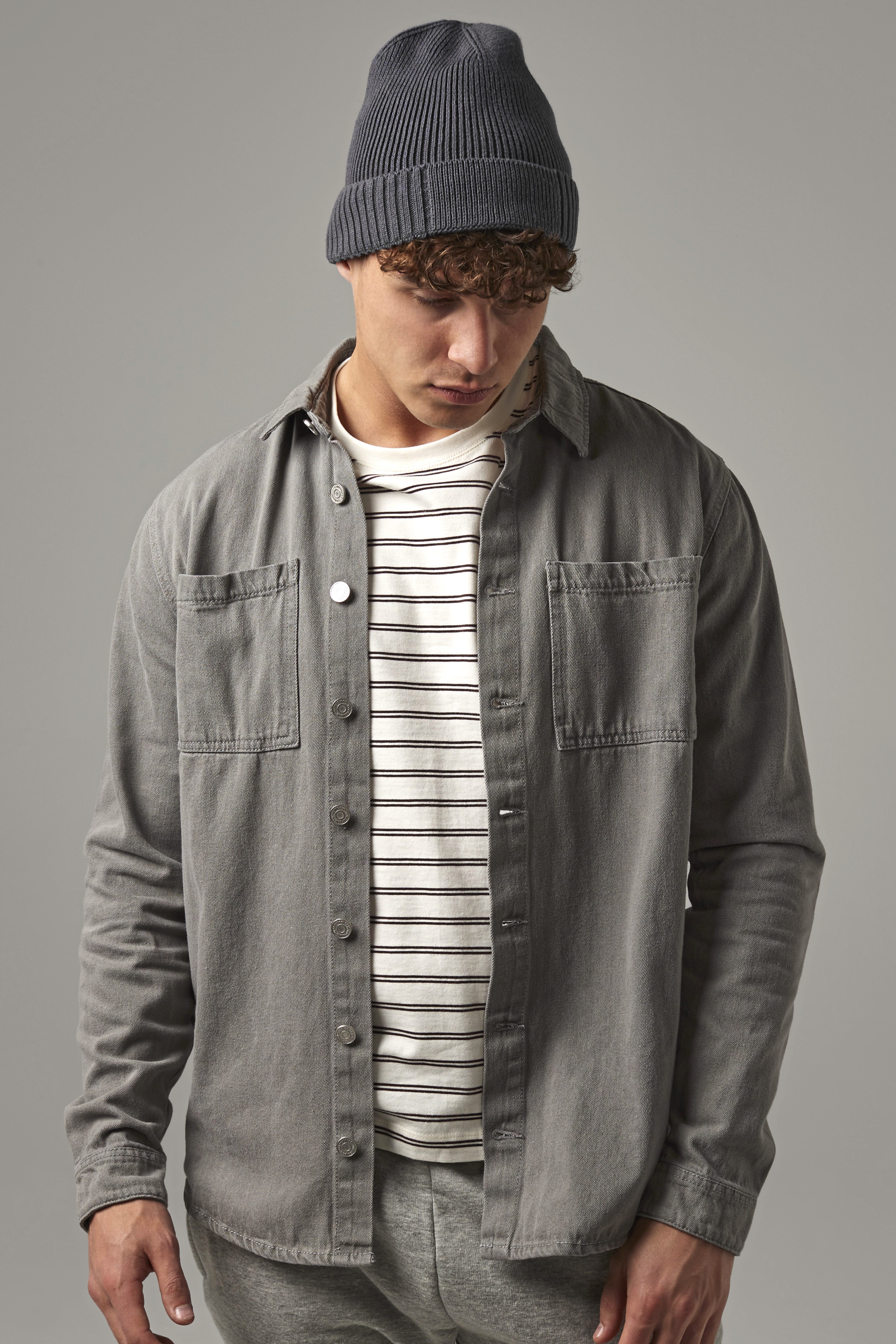 Beechfield Organic Cotton Engineered Patch Beanie