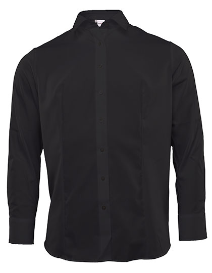 Women´s Blouse Comfort Fit Long Sleeve Black 54