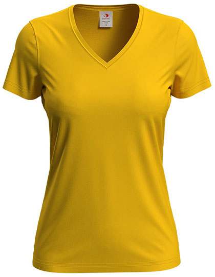 Classic-T V-Neck Women Sunflower Yellow XXL