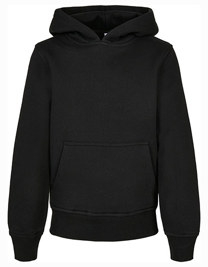 Build Your Brand Kinder Organic Basic Hoody Black 158/164