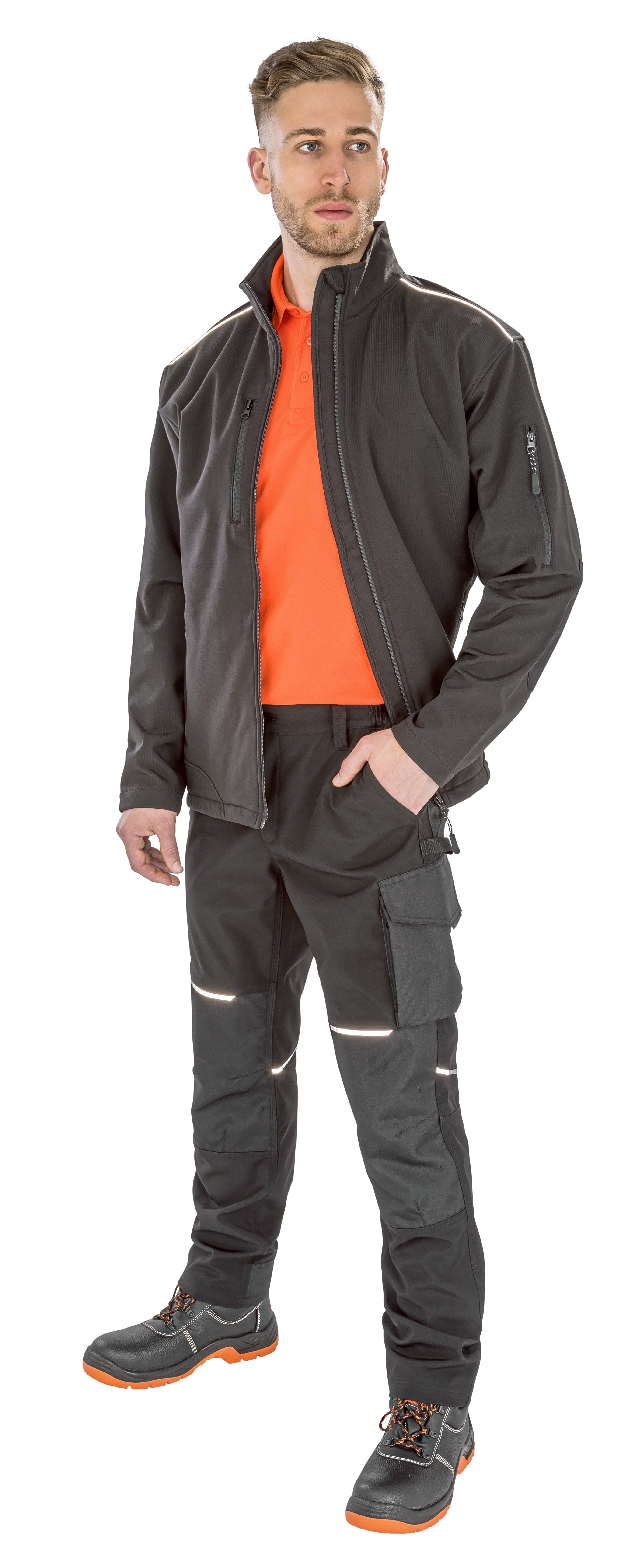 Slim Fit Soft Shell Work Trouser