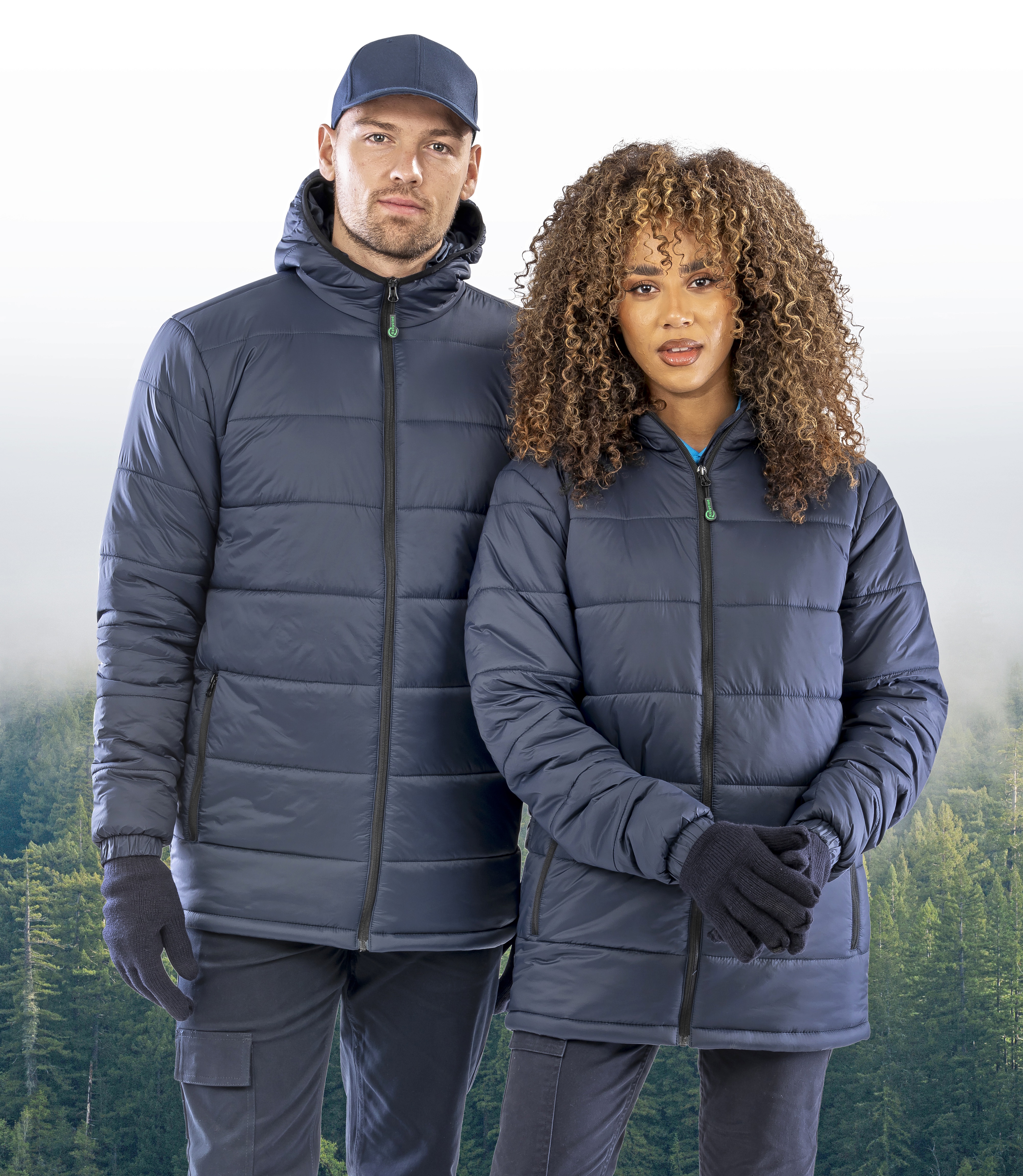 Recycled Hooded Padded Parka