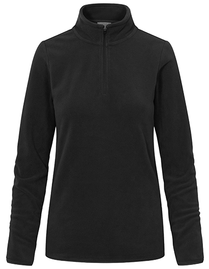 Women´s Recycled Fleece Troyer Black 3XL