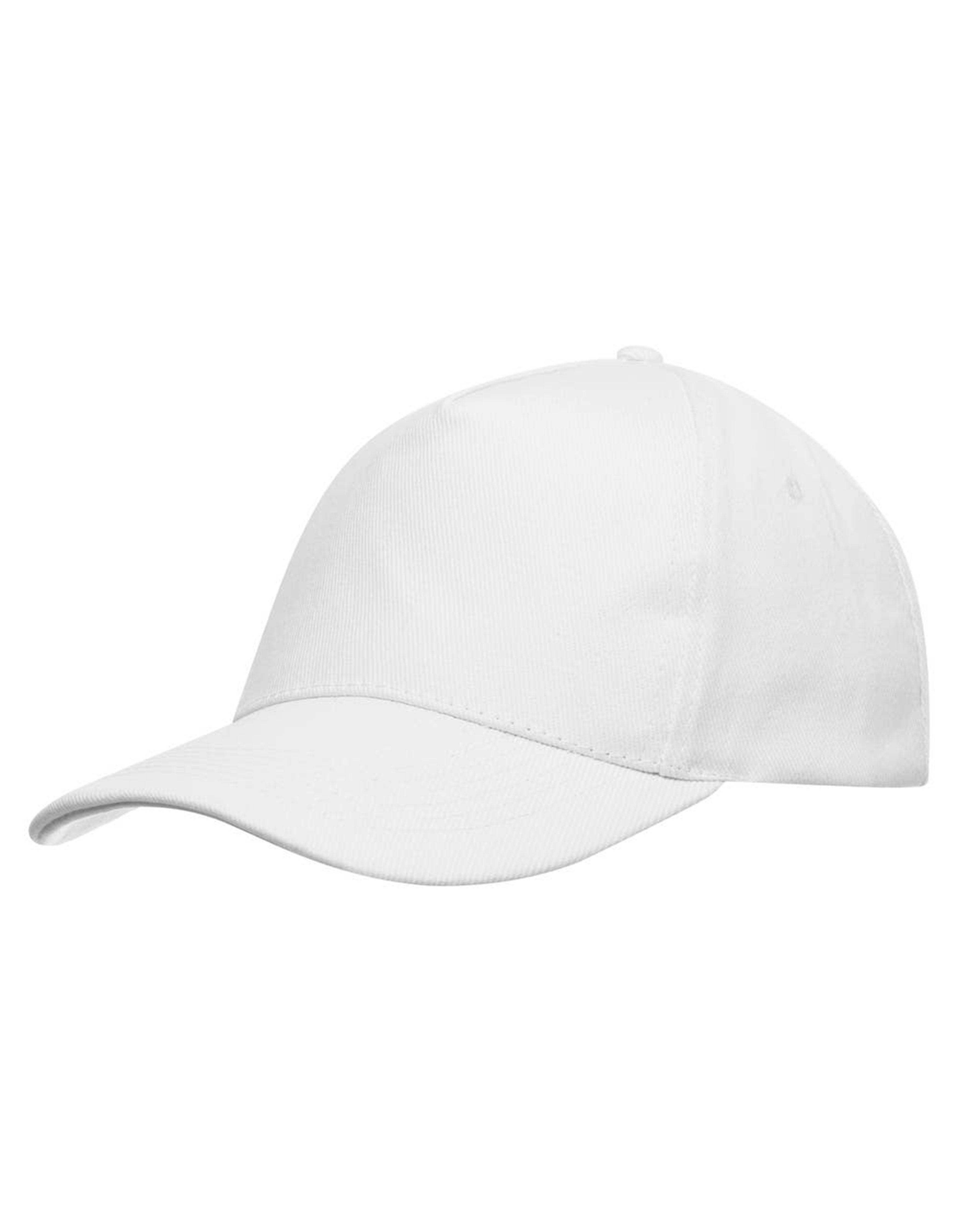 5-Panel Baseball Cap White One Size