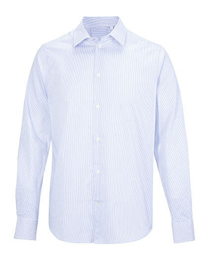 Women´s Easy Care Striped Shirt Baptiste Blue Stripes 3XL