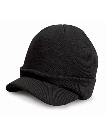 Esco Army Knitted Hat Black One Size