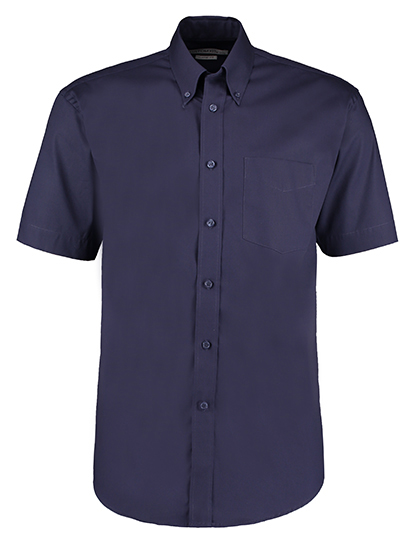 Men´s Classic Fit Premium Oxford Shirt Short Sleeve Midnight Navy 58/59 (7XL/23)