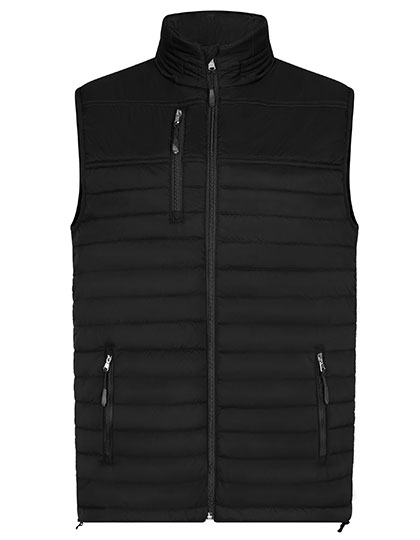 Men´s Hooded Performance Body Warmer Black 5XL