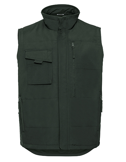 Heavy Duty Workwear Gilet Bottle Green XXL