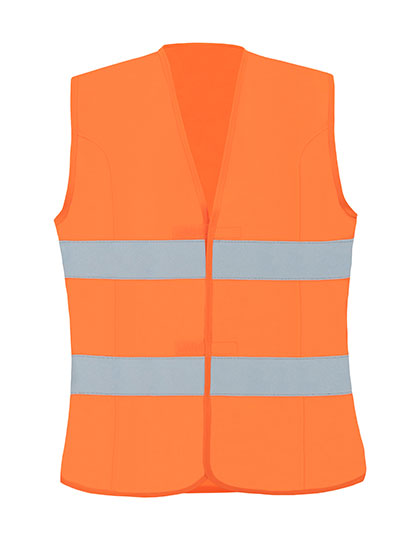 Ladies Fit Hi-Vis Safety Vest Frankfurt Signal Orange XXL