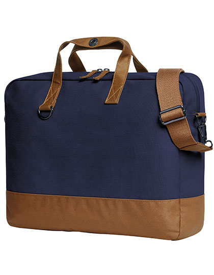 Notebook Bag Life Navy / Brown 40 x 30 x 8 cm