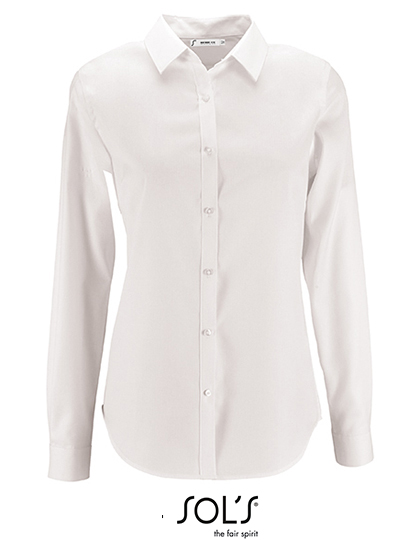 Women´s Herringbone Shirt Brody White XXL
