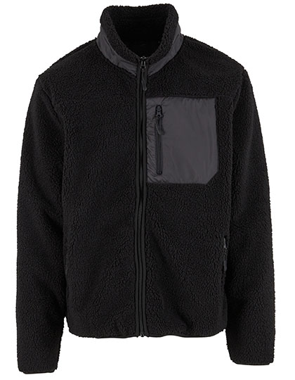 Bonded Sherpa Jacket Black 5XL
