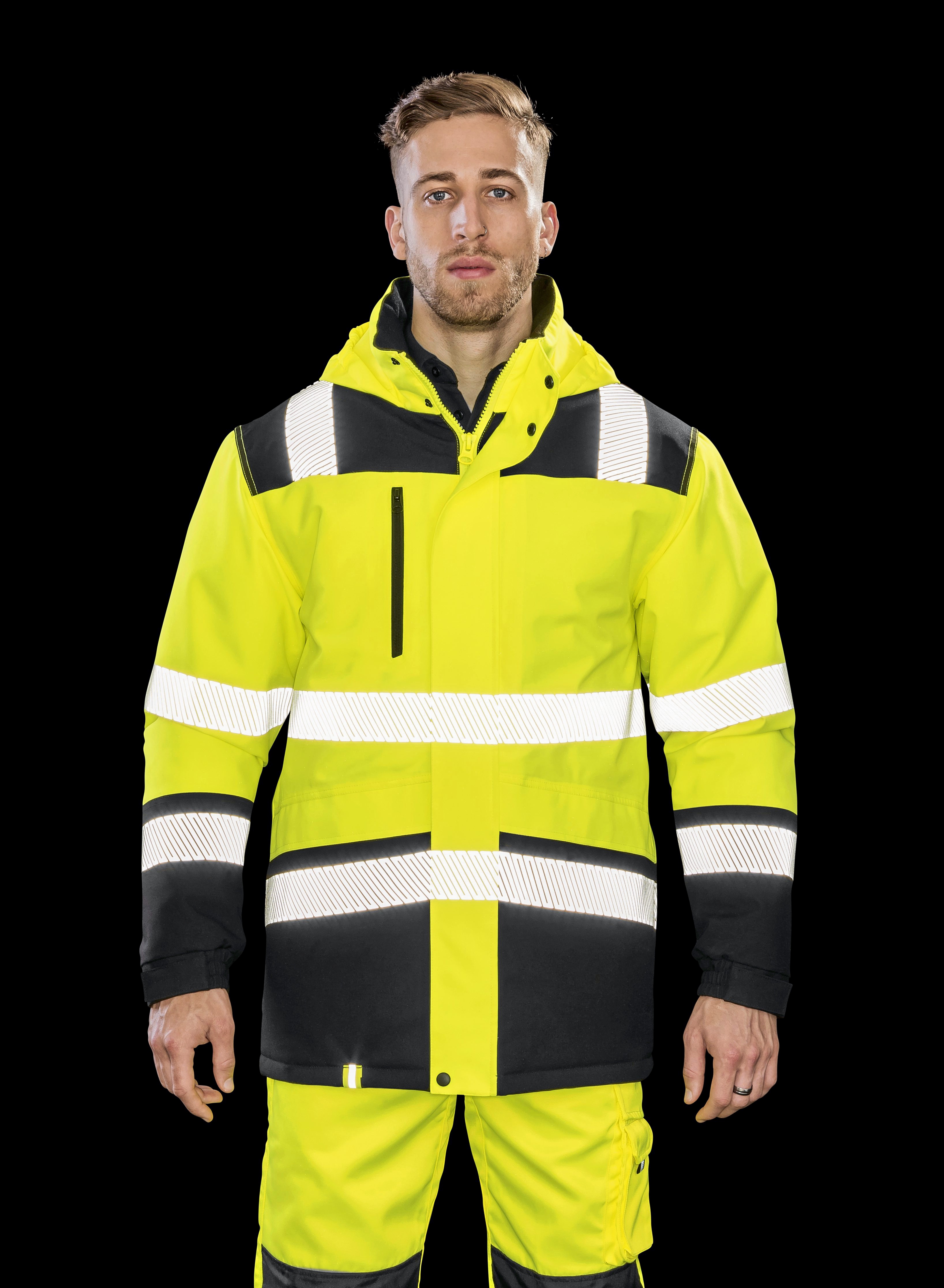 Printable Waterproof Softshell Safety Coat