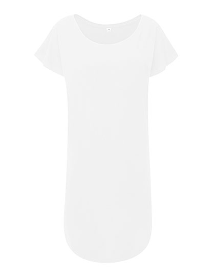 Women´s Loose Fit T Dress White XL