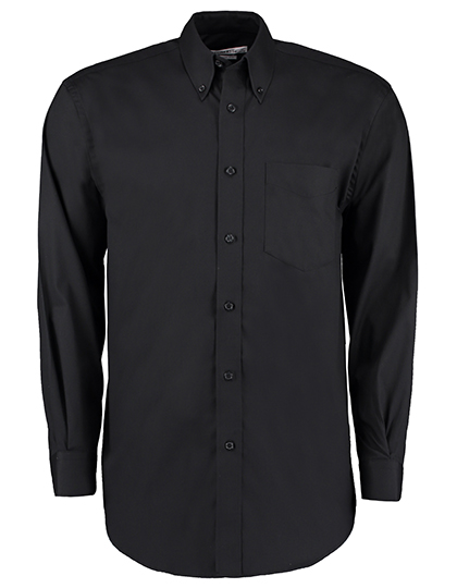 Men´s Classic Fit Premium Oxford Shirt Long Sleeve Black 58/59 (7XL/23)
