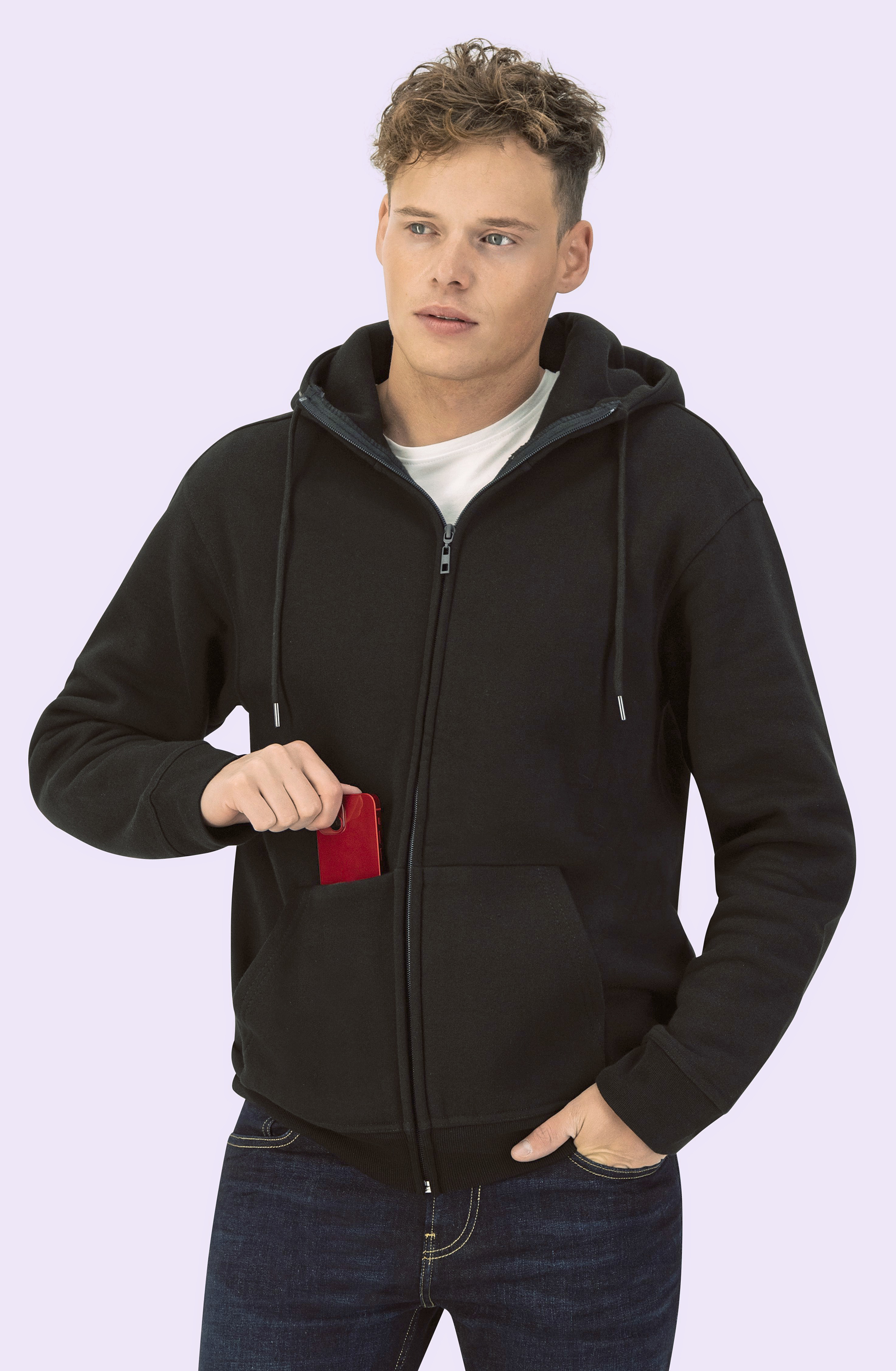 Organic Cotton Unisex Sweat Jacket