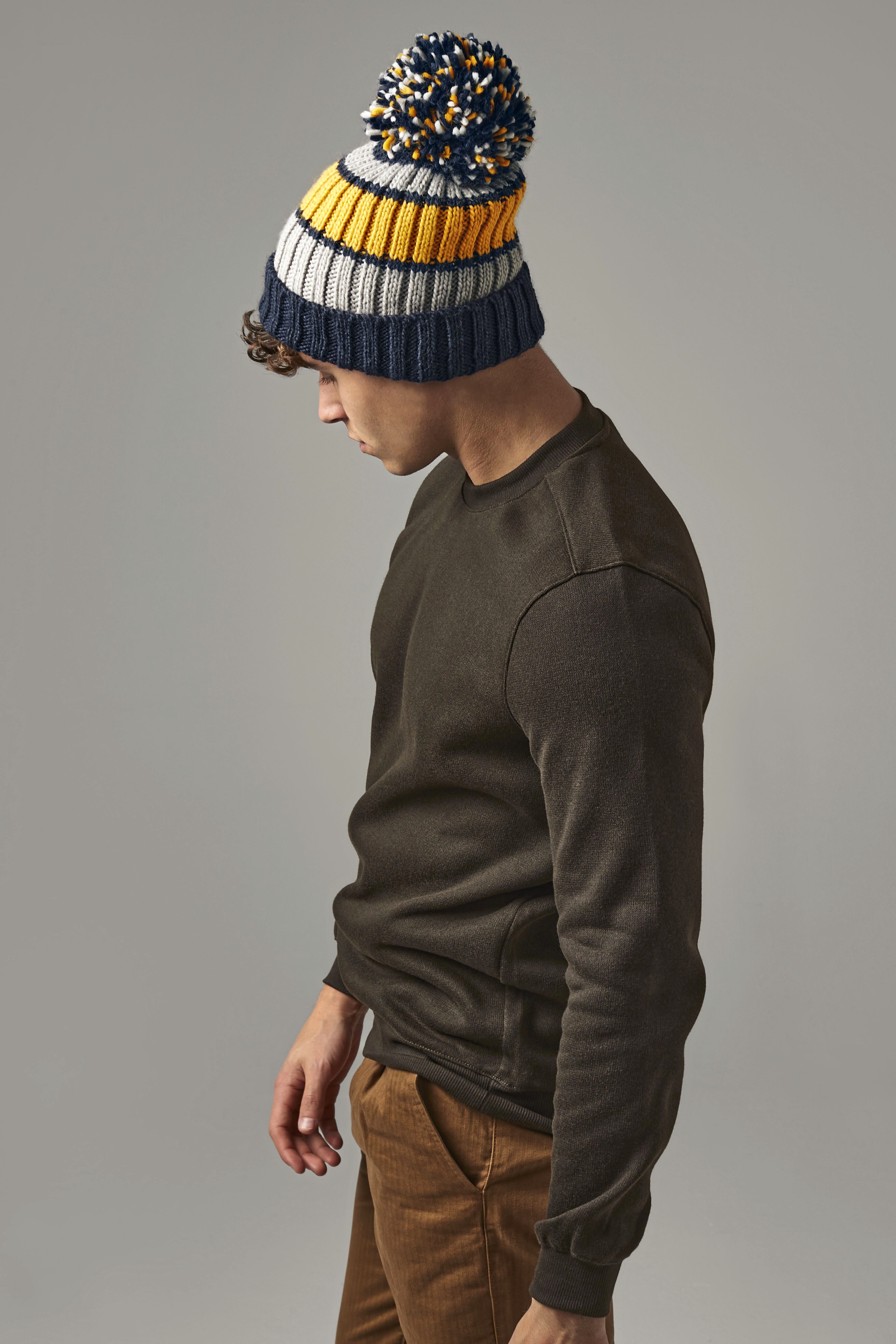 Beechfield Hygge Striped Beanie