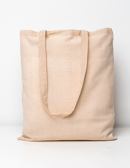 Classic Cotton Bag Natural Long Handles Natural approx. 38 x 42 cm