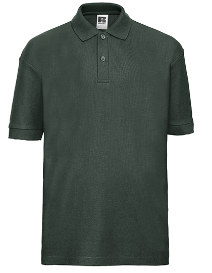 Kids Classic Polycotton Polo Bottle Green 90 (1/2)