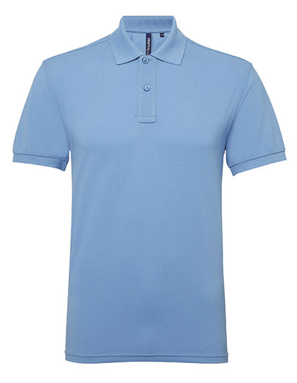 Herren Polycotton-Poloshirt Cornflower 3XL