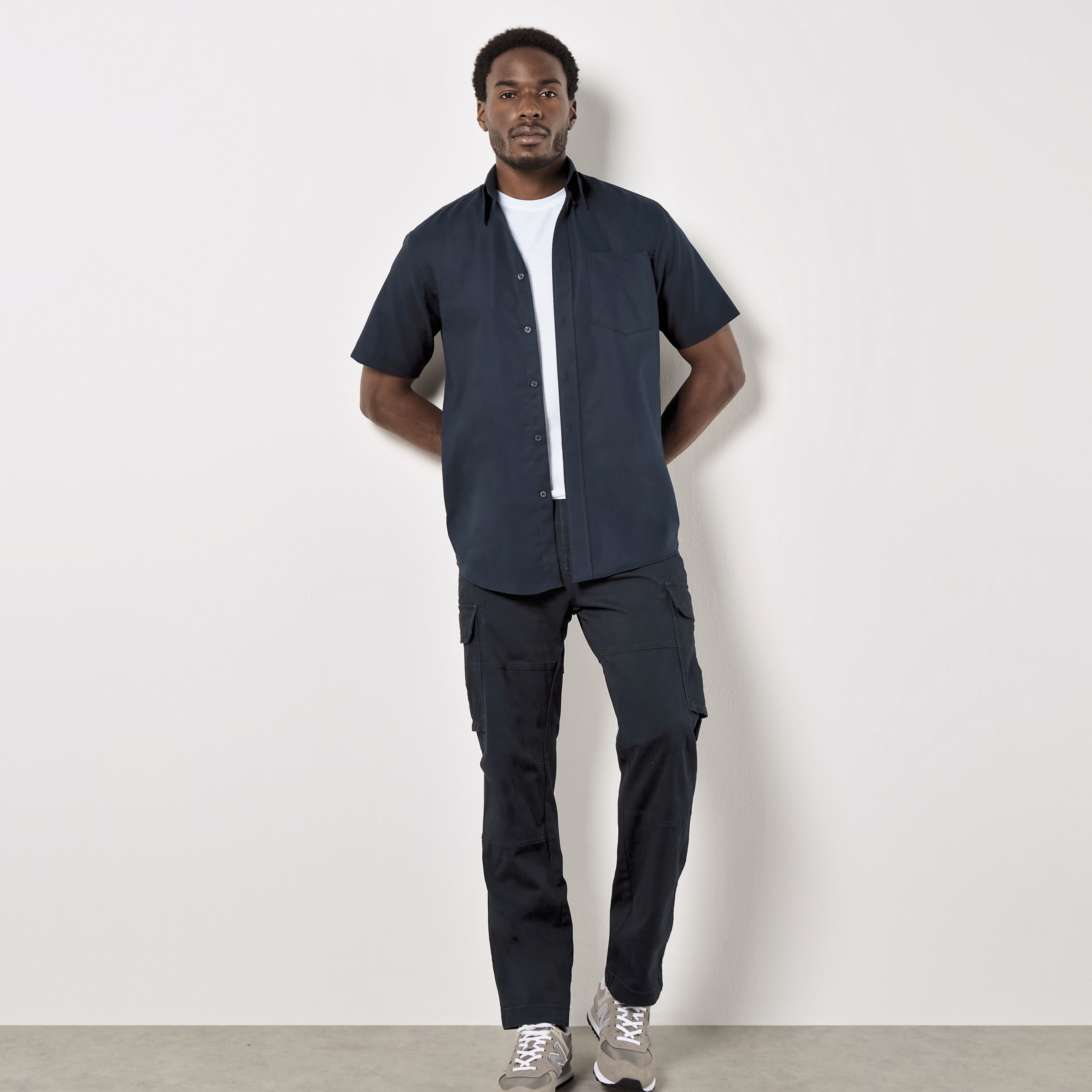 Men´s Classic Fit Workwear Oxford Shirt Short Sleeve