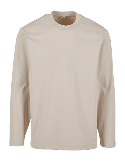Build Your Brand Sorona® Loose Longsleeve Cloud 5XL