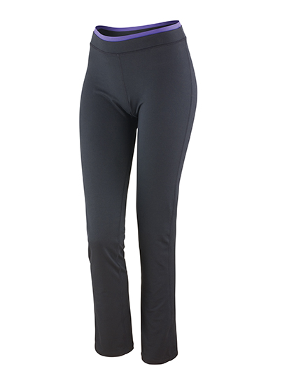Women´s Fitness Trousers Black / Lavender XXS (6)
