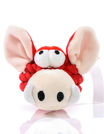 MiniFeet® Hundespielzeug Knotentier Wildschwein Red One Size