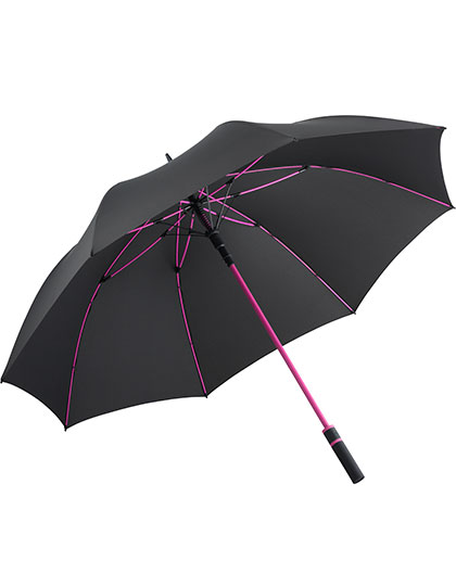 AC-Gästeschirm FARE®-Style Black / Magenta Ø 130 cm