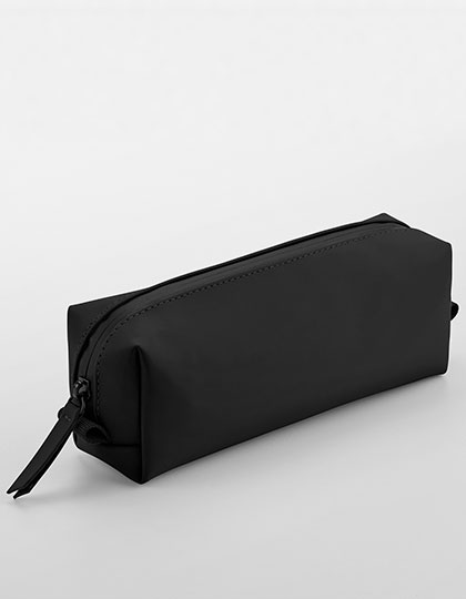 Matte PU Mini Accessory Case Black 21 x 8 x 6 cm