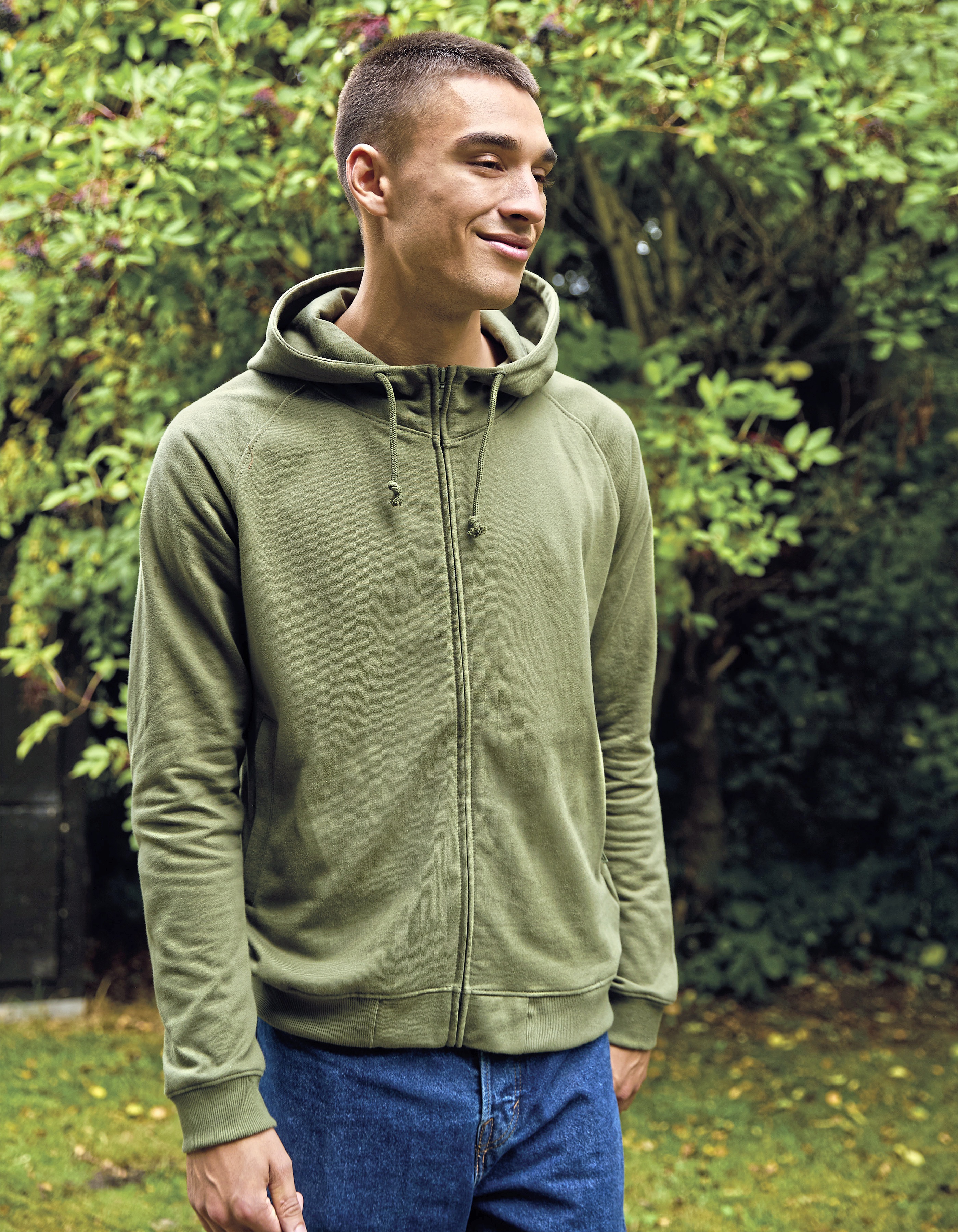 Unisex Hoodie With Hidden Zip