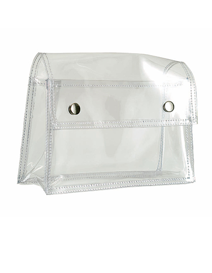 Bag With Press Buttons Universal Transparent 19 x 11,5 x 6,5 cm