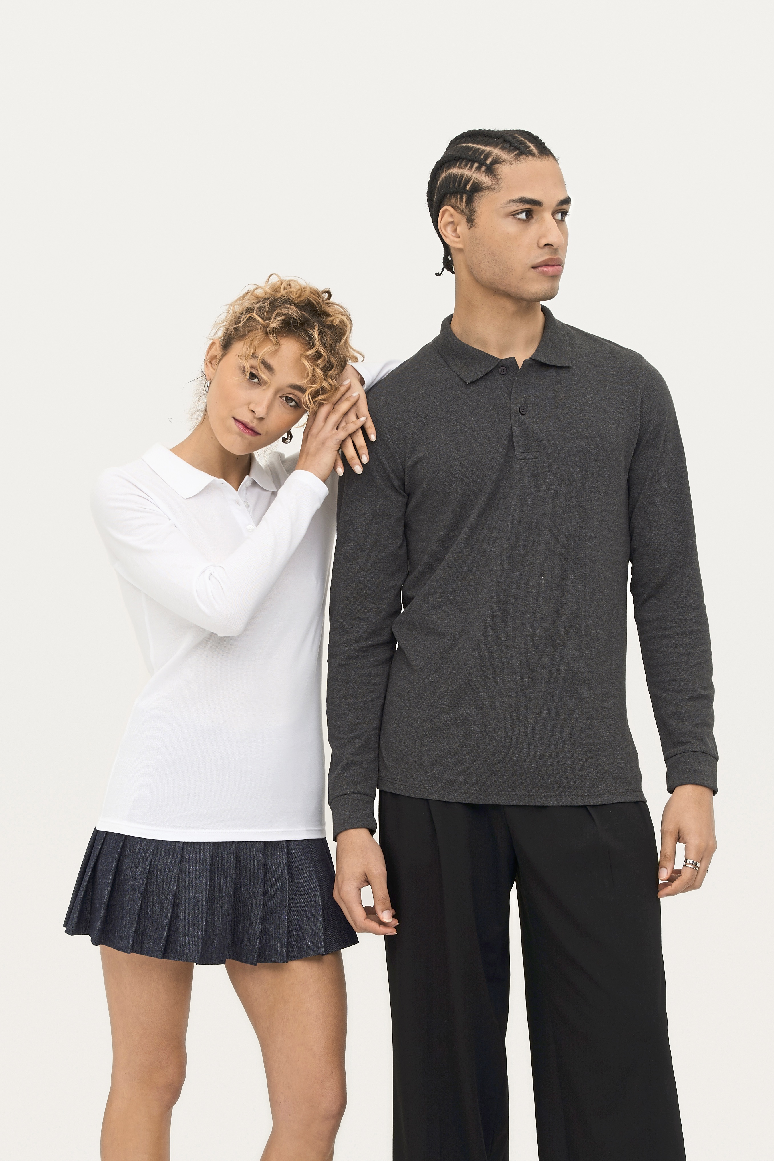 Men´s Long-Sleeve Piqué Polo Shirt Perfect