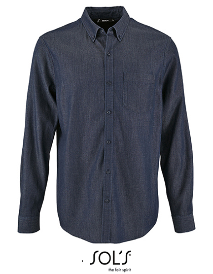 Men´s Denim Shirt Barry Denim Brut XXL