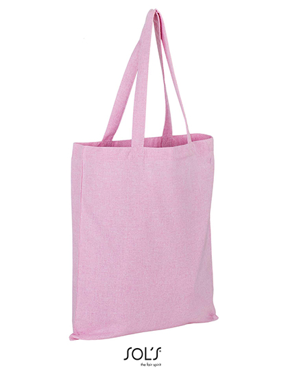 Awake Recycled Shopping Bag Heather Pink 38 x 42 cm