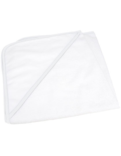 Babiezz® All-Over Sublimations-Kapuzenhandtuch White 75 x 75 cm