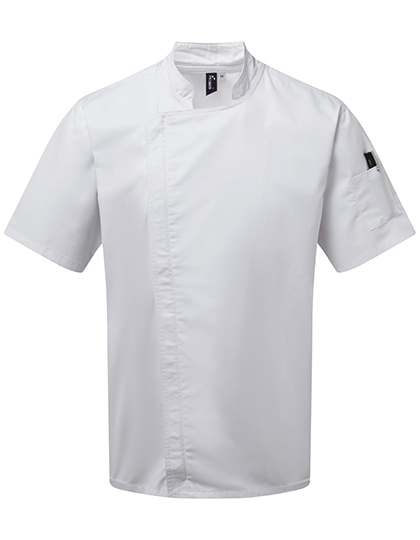 Chef´s Zip-Close Short Sleeve Jacket White S