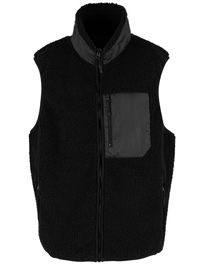 Bonded Sherpa Vest Black 5XL