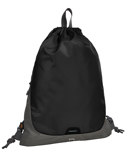 Drawstring Bag Step Black 36 x 45 cm
