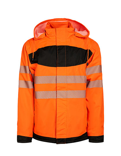 EOS Hi-Vis Workwear Parka With Printing Area Signal Orange 5XL