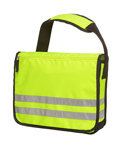 Shoulder Bag Reflex Neon Yellow 35 x 28 x 12 cm