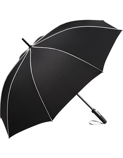 AC-Midsize-Stockschirm FARE® Seam Black / Light Grey Ø 115 cm
