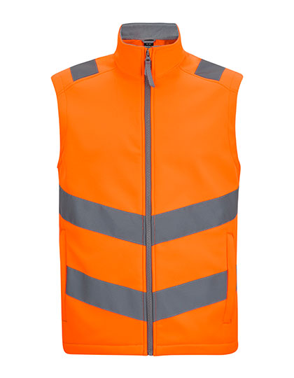 Hi-Vis Pro Contract Ablaze Softshell Bodywarmer Orange 4XL