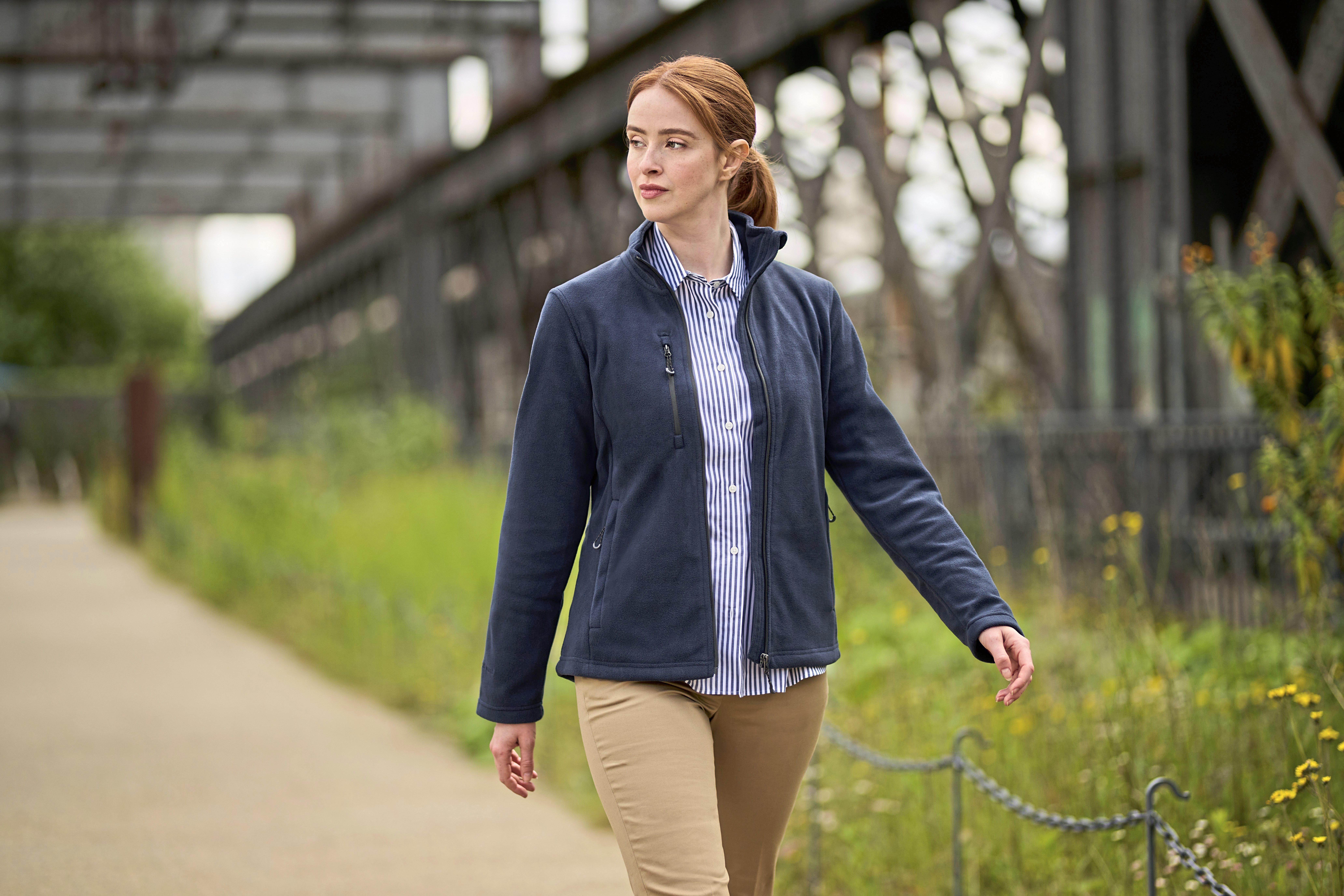 Honestly Made Recycled Womens Full Zip Fleece