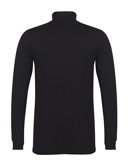 Men´s Feel Good Stretch Roll Neck Top Black XXL