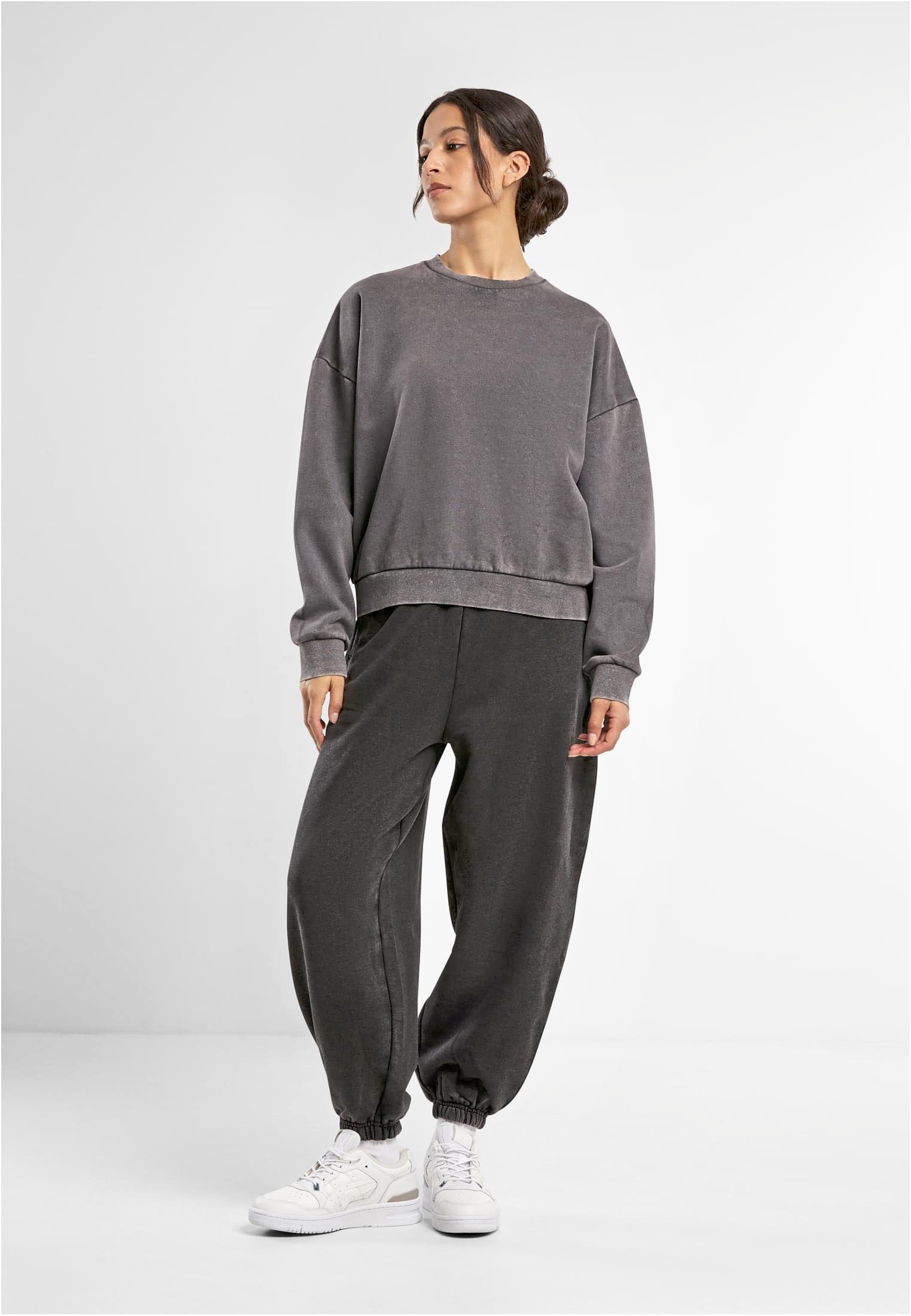 Build Your Brand Ladies Vintage Heavy Crewneck